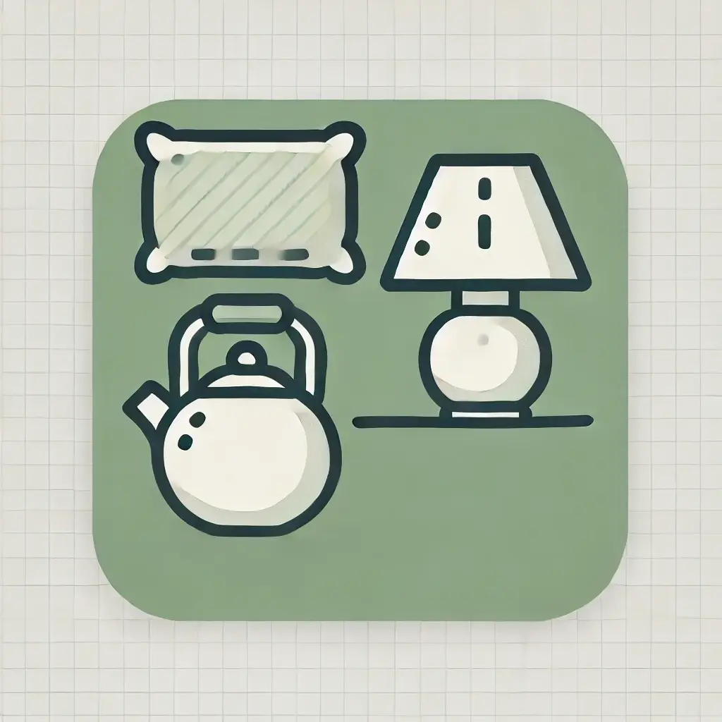 Home Essentials icons for imported goods in Sierra Leone